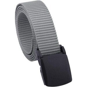 Womens nylon tactical belt adjustable military style duty belt with plastic buck